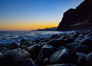 Sonnenuntergang am Praia do Garajau